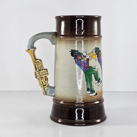 Zöller & Born Germany Handarbeit Jazz Stein Trumpet Handle Marching Band - Picture 2 of 8